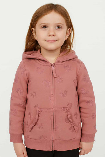 Glitter Zipper Hoodie