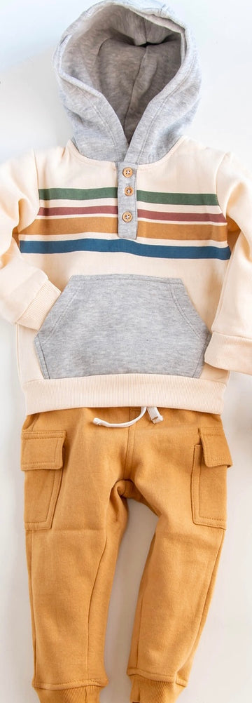 Hooded Sweatshirt and Cargo Pants