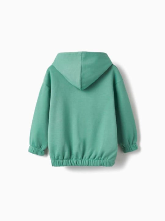 Green Hooded Sweatshirt