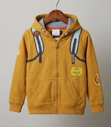 FatFace Zipper Hood – Mustard