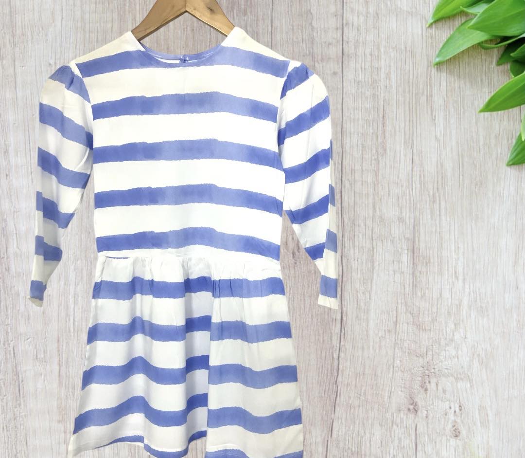 George Blue Stripe Frock