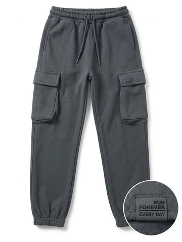 Zara Cargo Trousers – Charcoal Grey