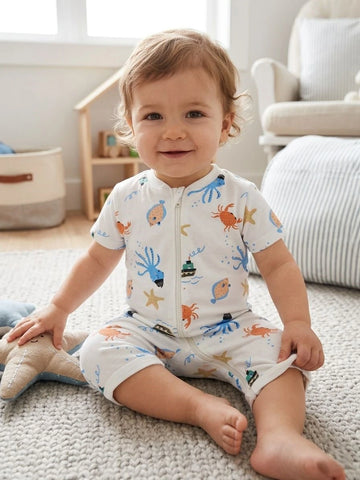 Lindex Aquatic Animal Romper