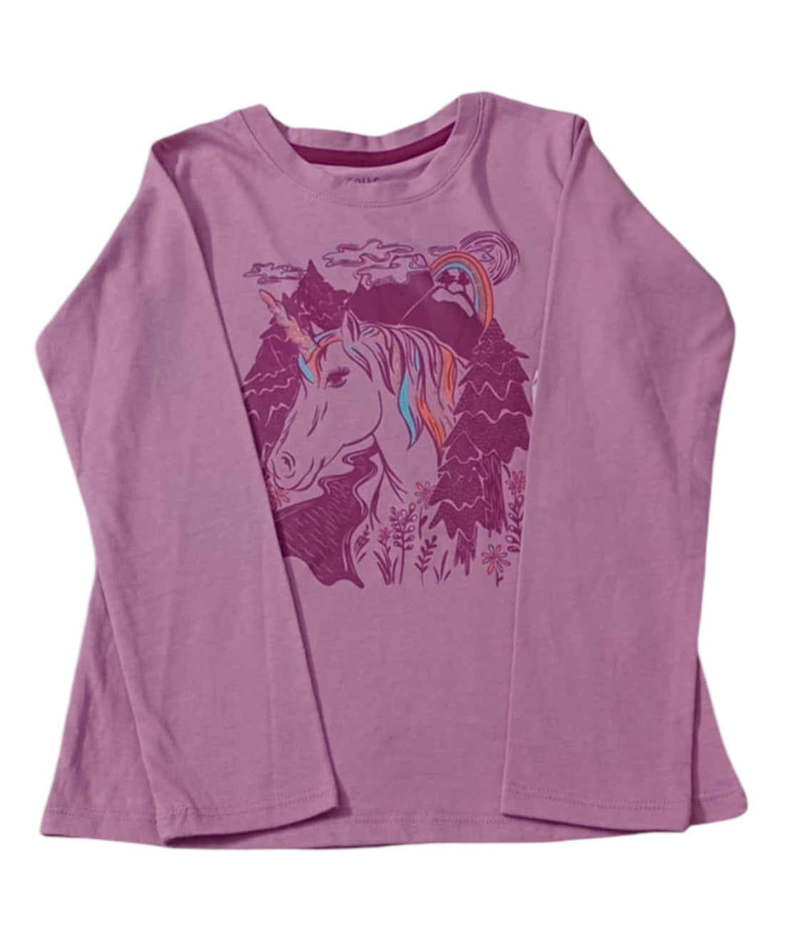 Fall Creek Unicorn Glitter Top