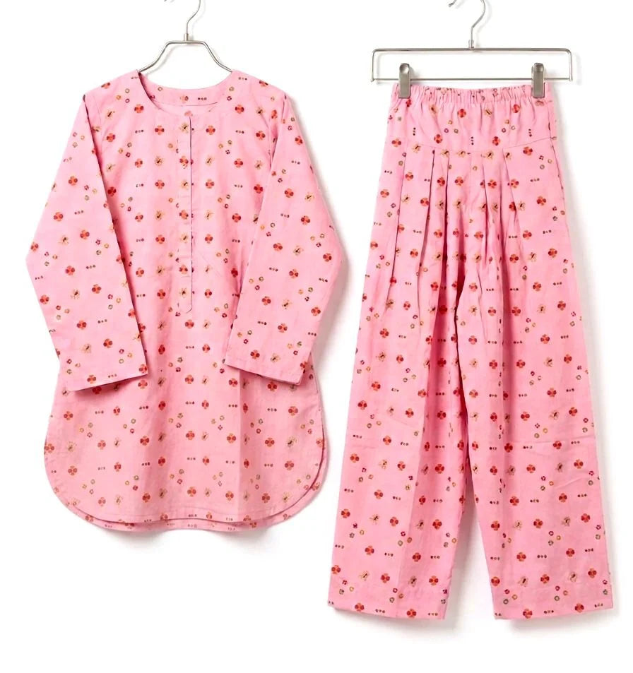 Peru Farshi Shalwar Dress – Milky Pink 🌸