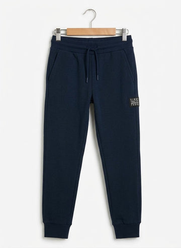Lefties Dark Blue Fleece Joggers for Kids
