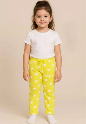 Sinsay Yellow Heart Printed Tights