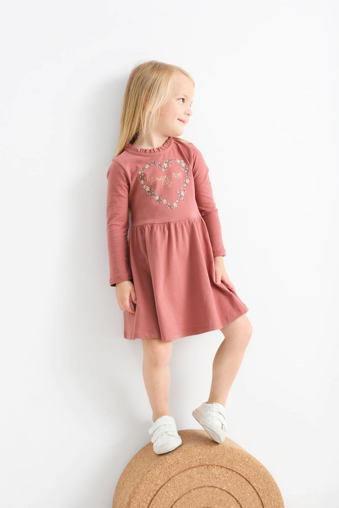 C&A Girls Full Sleeves Cotton Dress