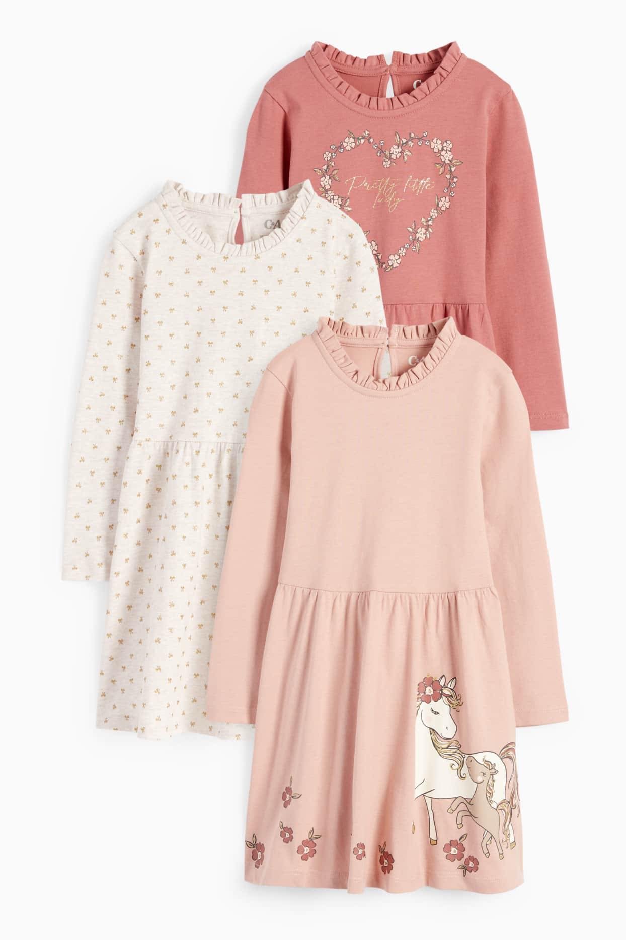 C&A Girls Full Sleeves Cotton Dress