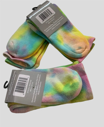 Pack of 2 Tye and Dye Long Socks for Kids