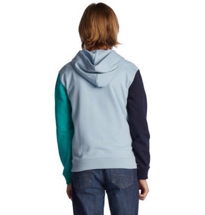 DC Tri-Coloured Zipper Hood (Cut Label)