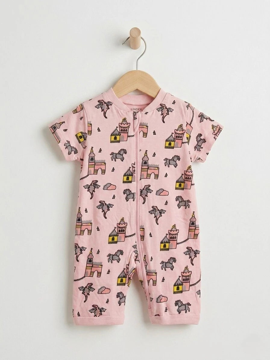 Lindex Pink Castle Romper