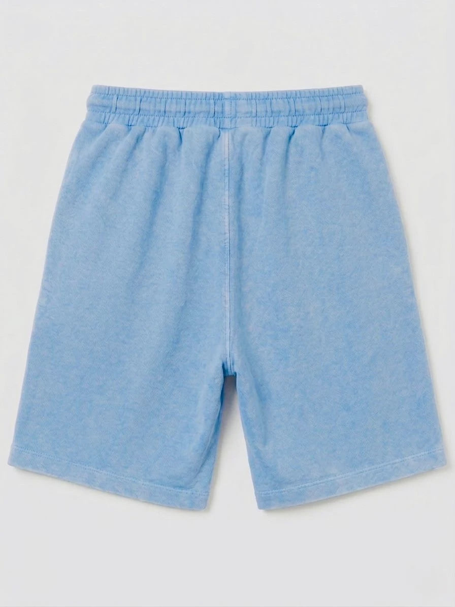 Zara boys faded Blue Terry Shorts
