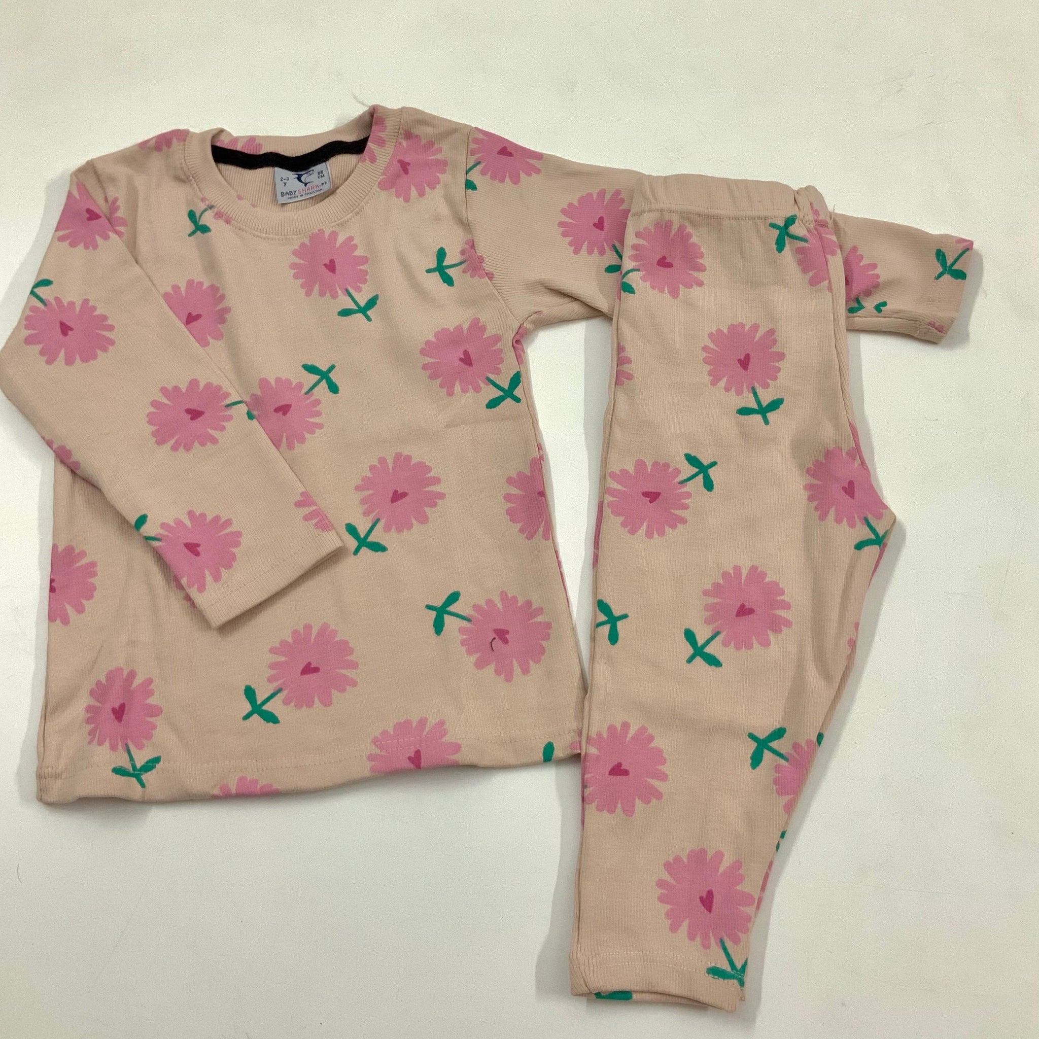 Floral Ribbed Tracksuit