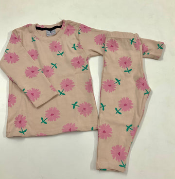 Floral Ribbed Tracksuit