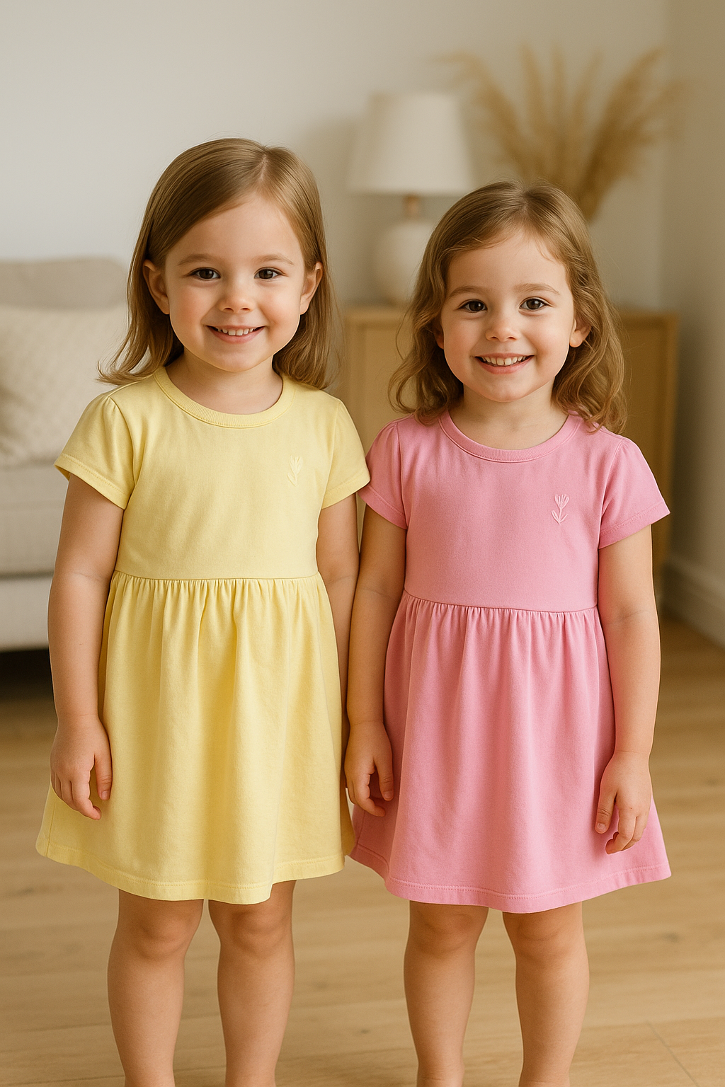 Lemon Yellow Embroidered Frock – Fox Brand