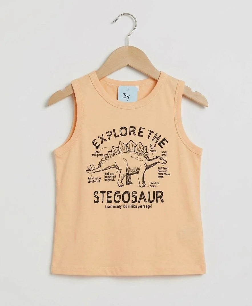 H&M Peach Dino Sando Top