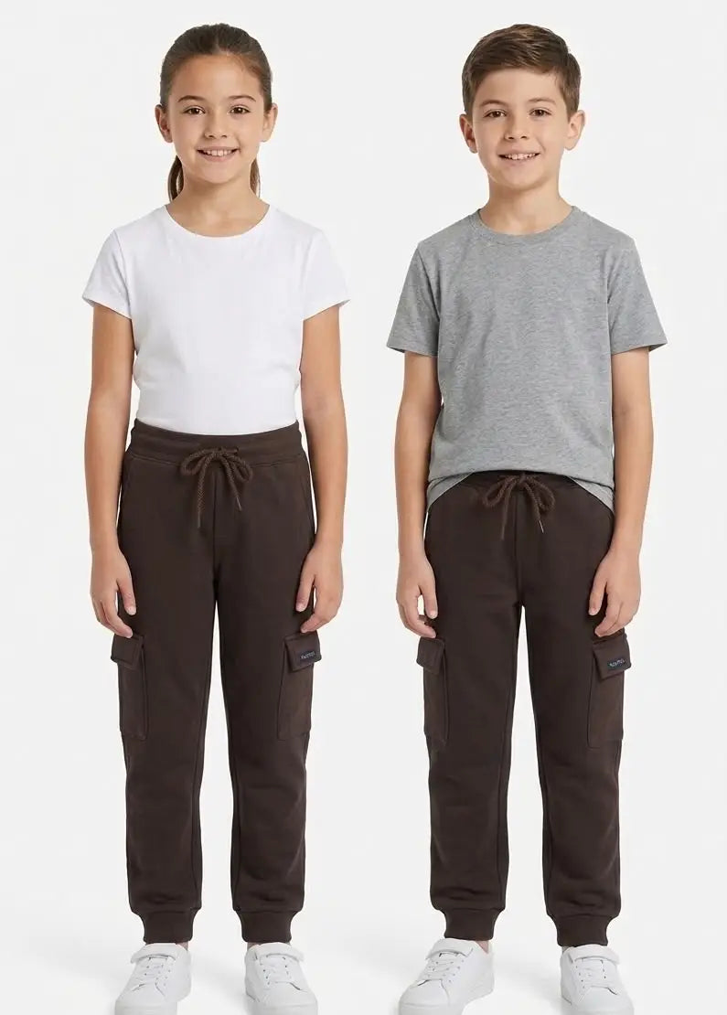 Nautica Cargo Joggers – Chocolate Brown