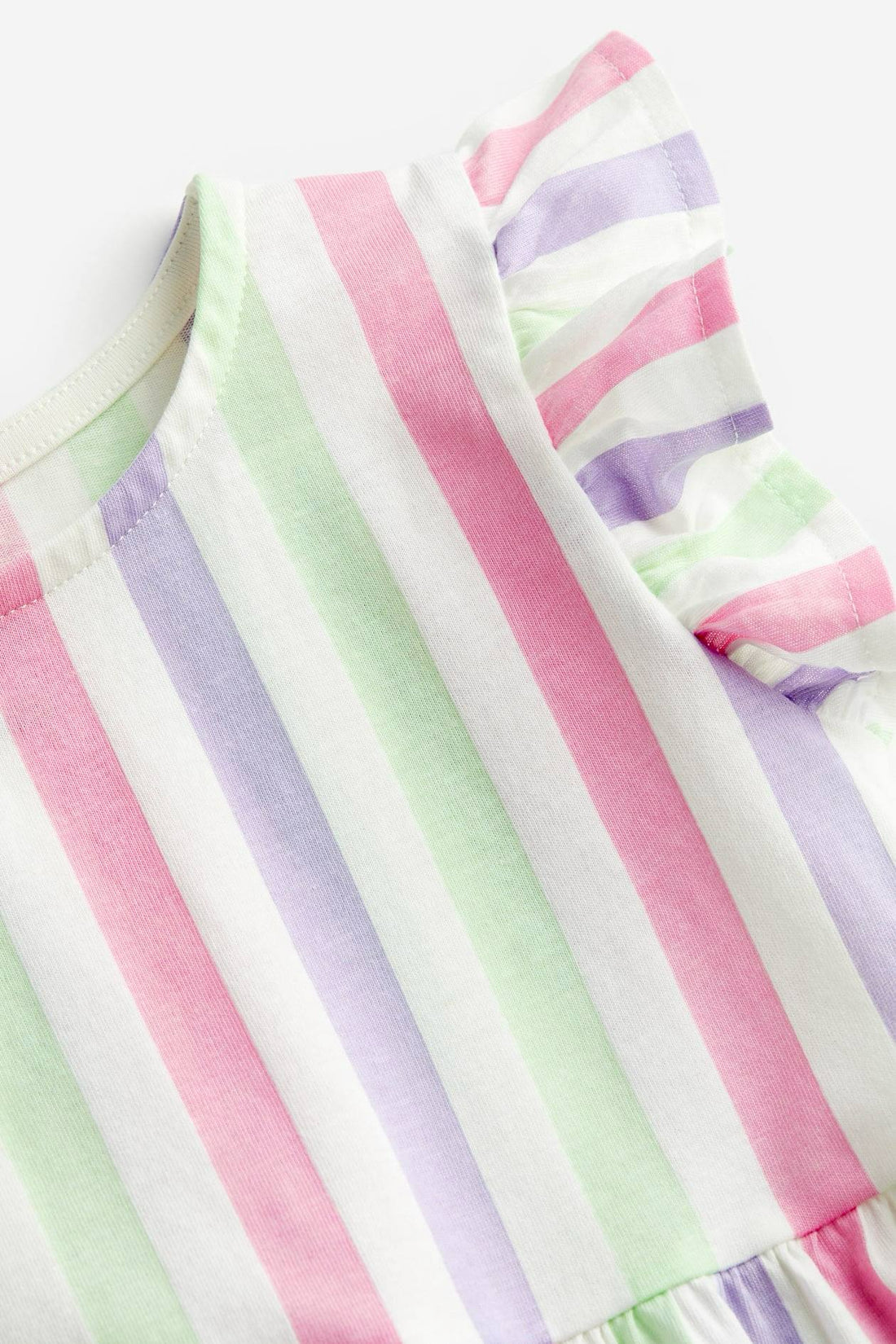H&M Pastel Striped Frock – Soft, Sweet & Summer-Ready