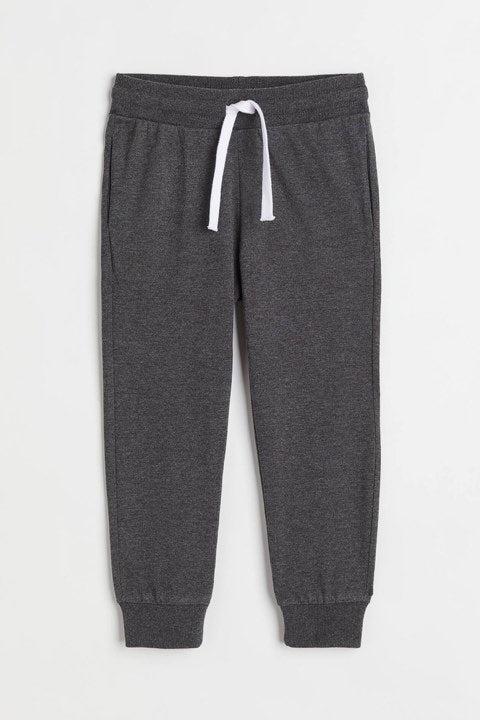 Charcoal Grey Sweatpants with Side Pockets