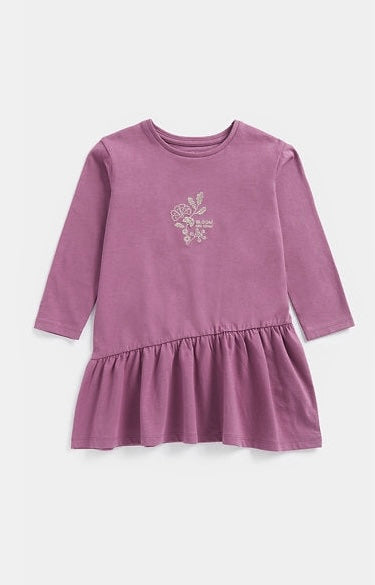 Mothercare Purple Embroidery Dress