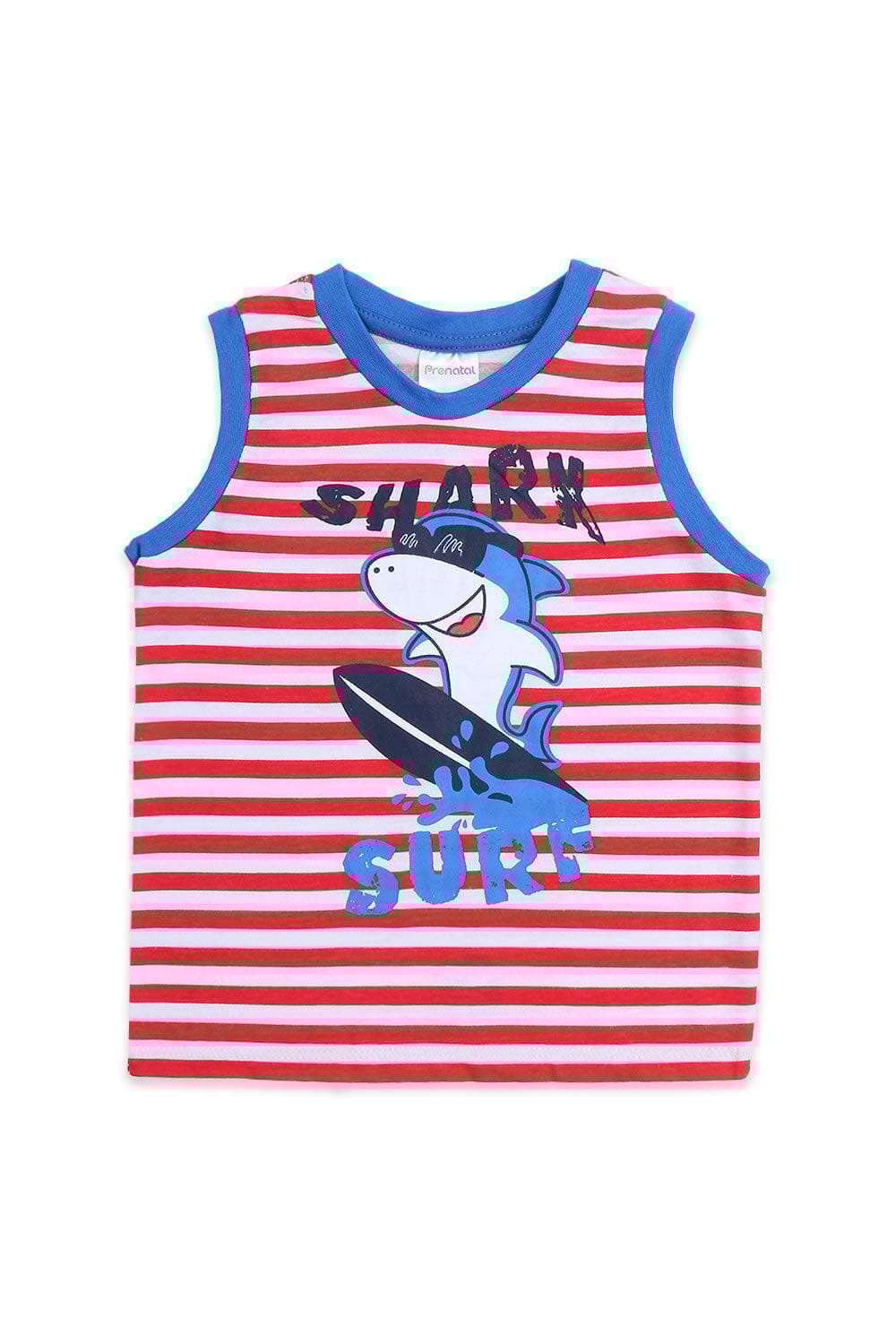 Prenatal Shark Tank Top Set – Red & Blue
