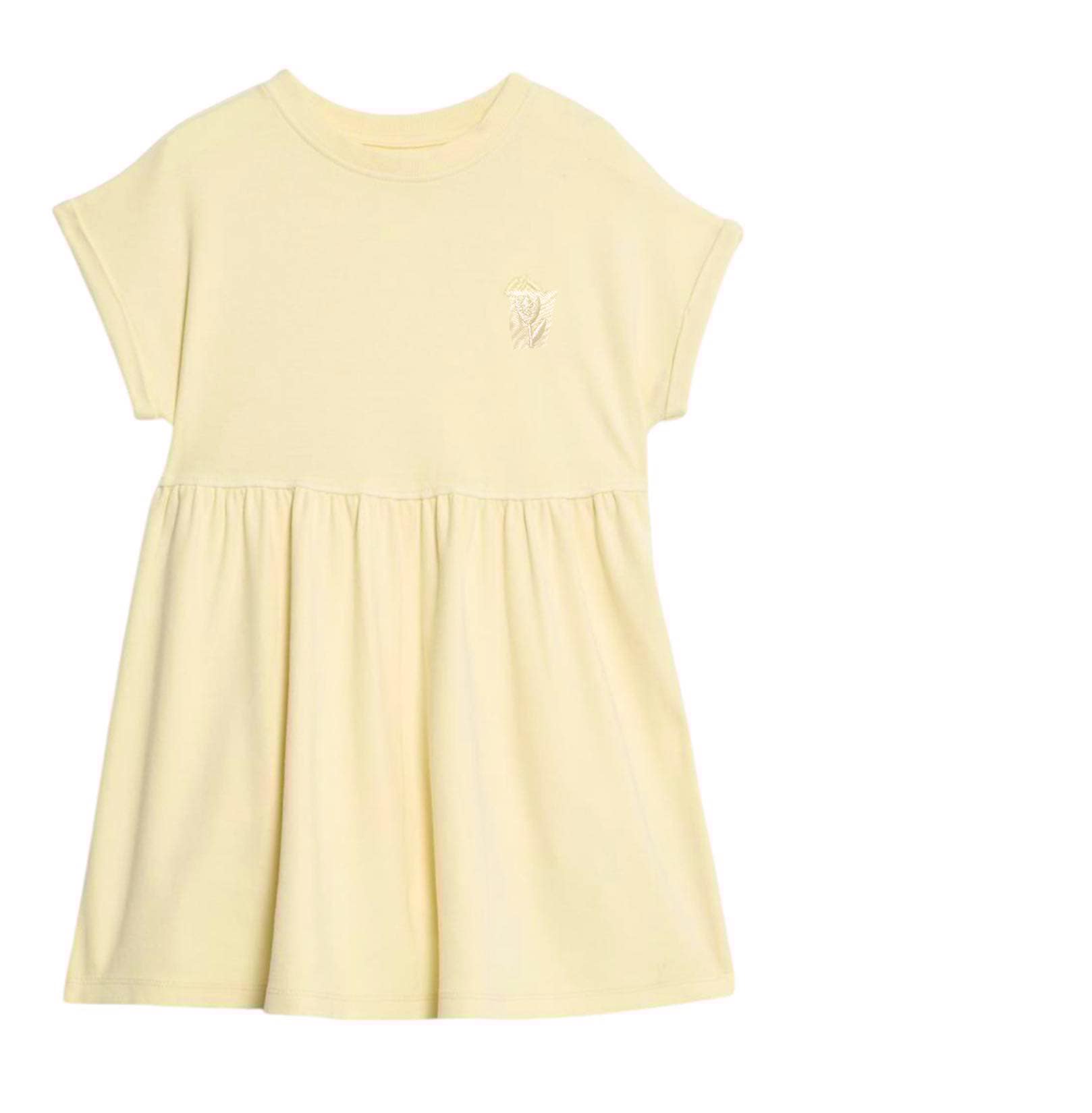 Lemon Yellow Embroidered Frock – Fox Brand