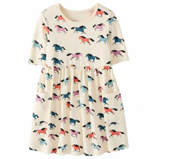 🦄 Pastel Unicorn Dress – Hanna Andersson
