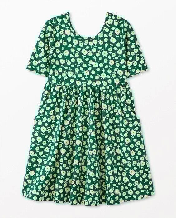 Green Floral Frock – Hanna Andersson