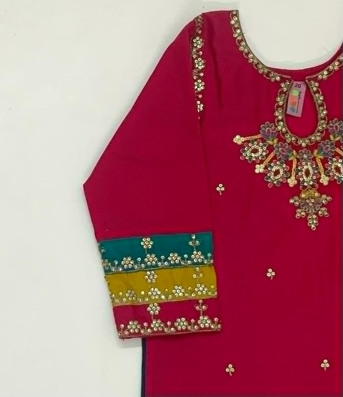 Peru Fuchsia 2-Piece Lawn Dress – Embroidered Festive Wear