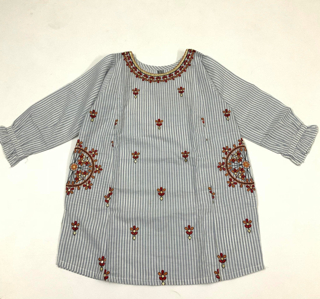 Peru 2 Pc Embroidery Dress