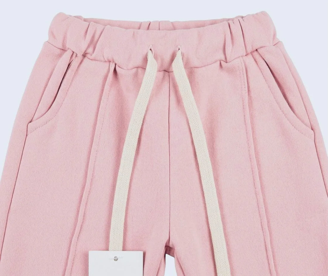 Girls Pink Wide Leg Trousers