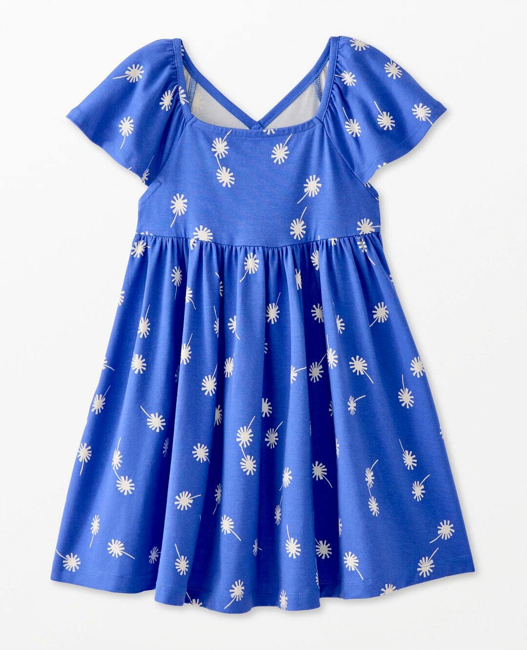 Hanna Andersson Blue Frock – Organic Cotton Floral Dress