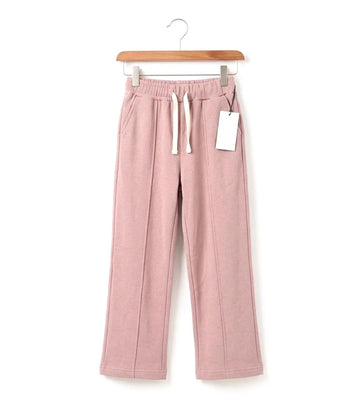 Girls Pink Wide Leg Trousers
