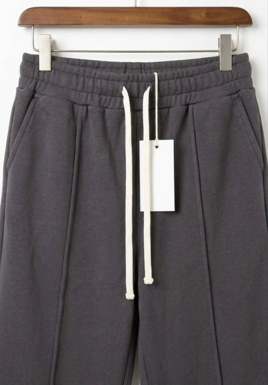Girls Charcoal Grey Wide Leg Trousers